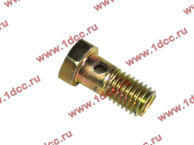 Болт пустотелый М10х1,5 (штуцер топливный) H HOWO (ХОВО)  фото 1 Ростов-на-Дону